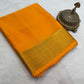 Solid color pure mysore silk saree