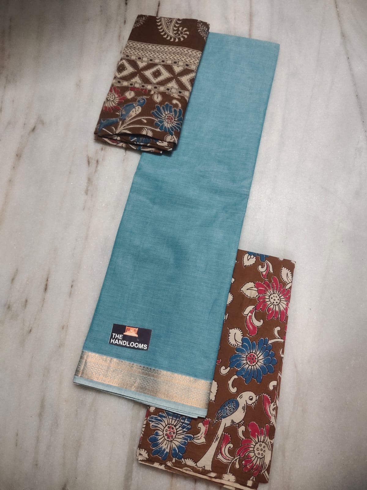 Mangalagiri Pure Handloom Cotton by Cotton Dress Material