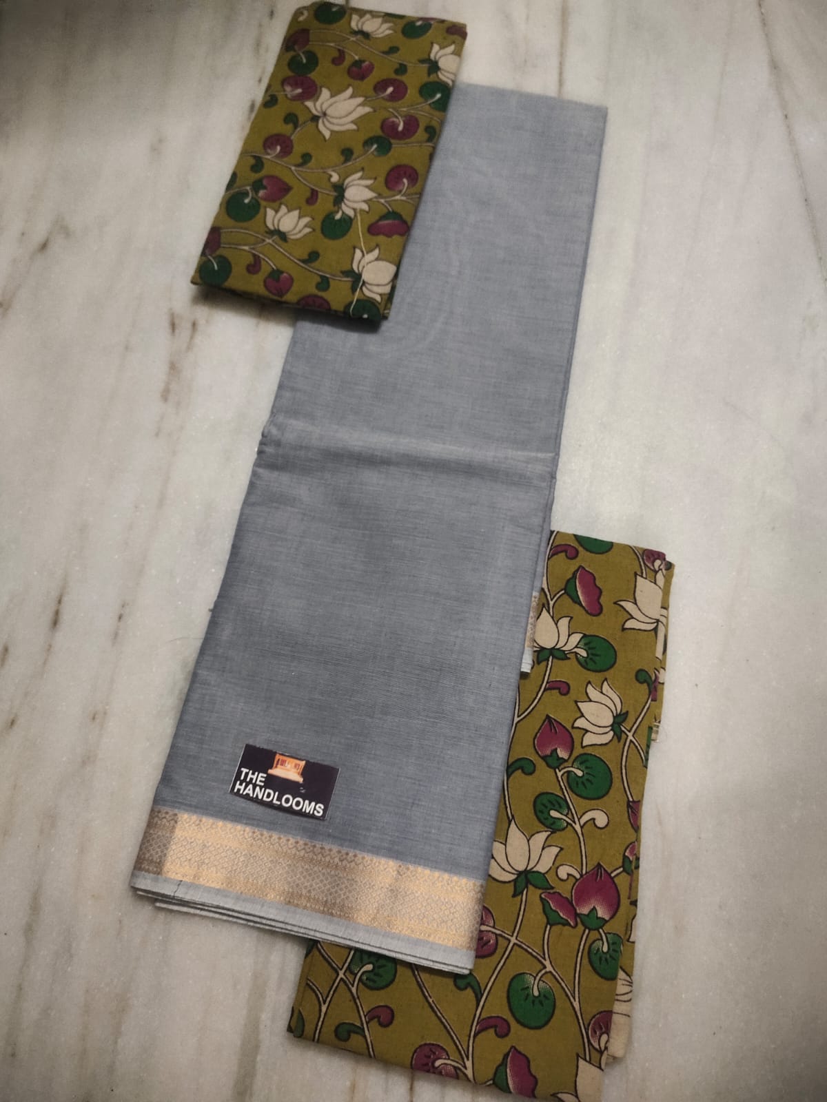 Mangalagiri Pure Handloom Cotton by Cotton Dress Material