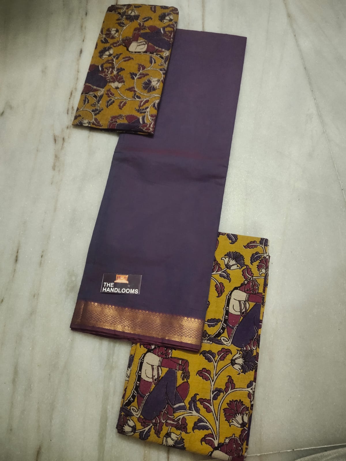 Mangalagiri Pure Handloom Cotton by Cotton Dress Material