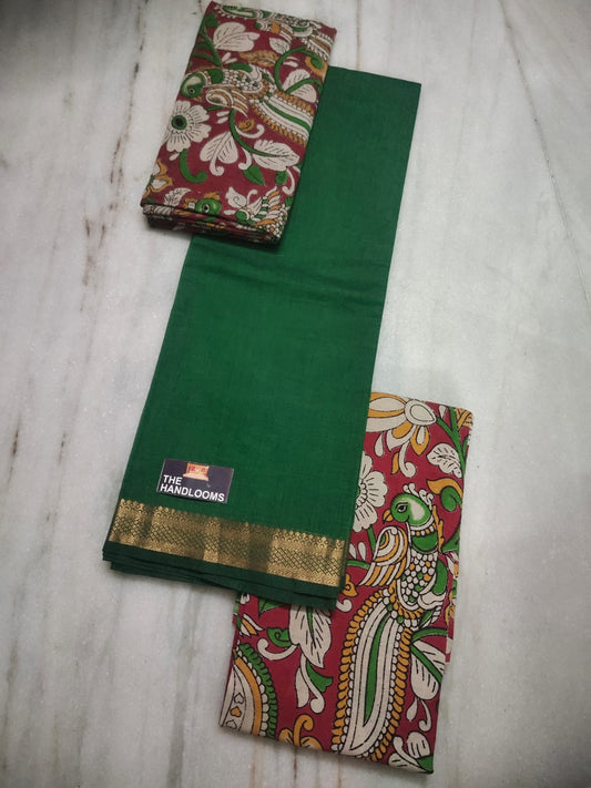 Mangalagiri Pure Handloom Cotton by Cotton Dress Material