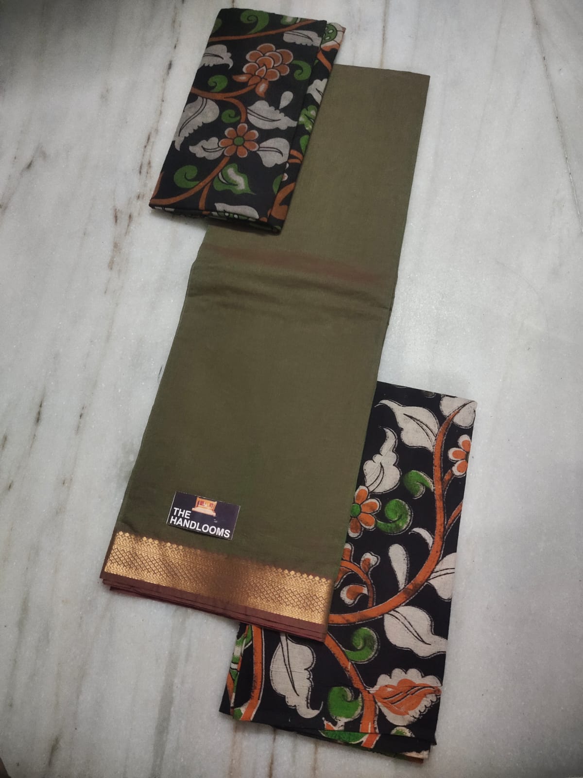 Mangalagiri Pure Handloom Cotton by Cotton Dress Material