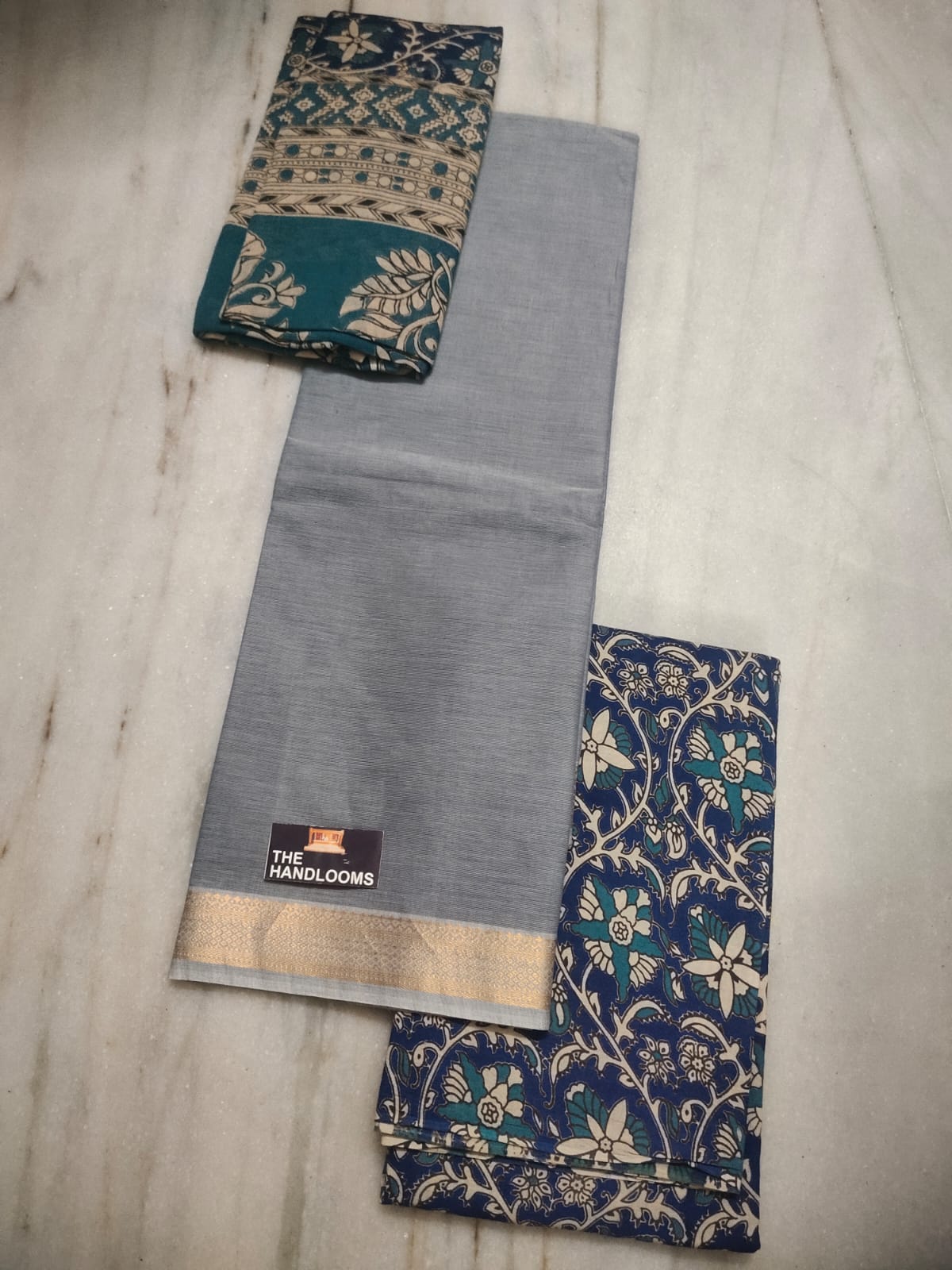 Mangalagiri Pure Handloom Cotton by Cotton Dress Material
