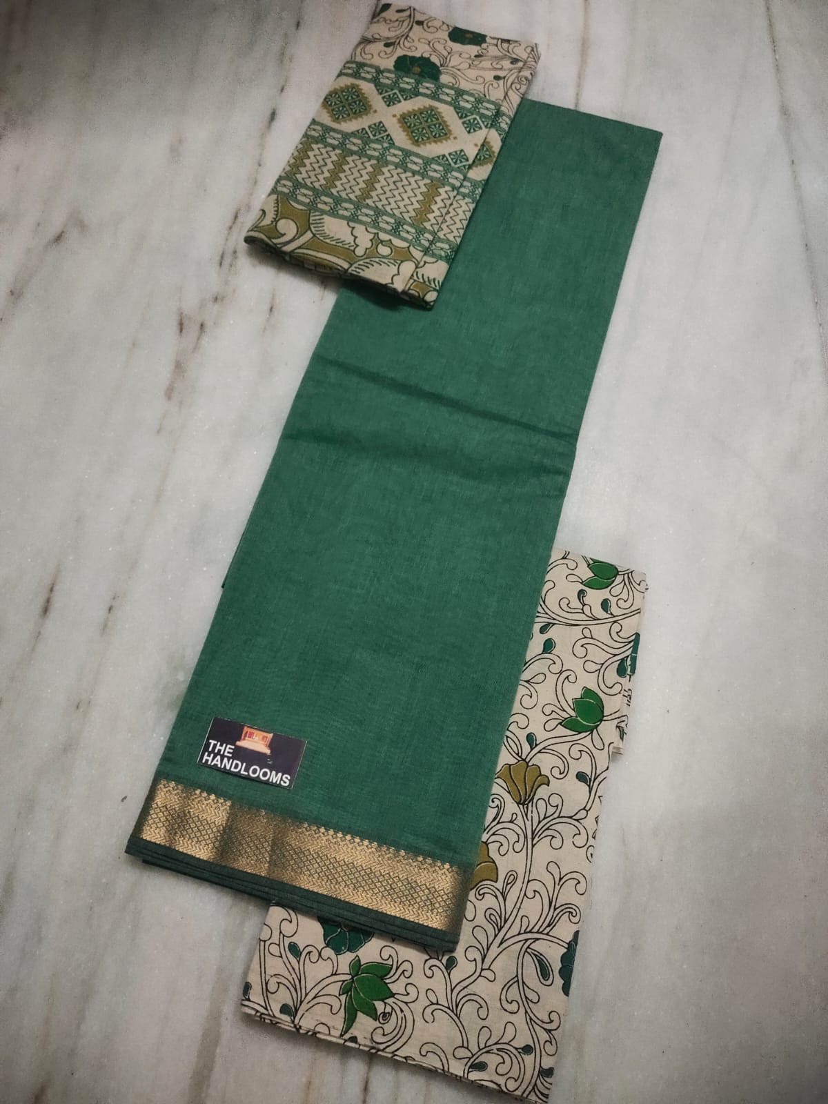 Mangalagiri Pure Handloom Cotton by Cotton Dress Material