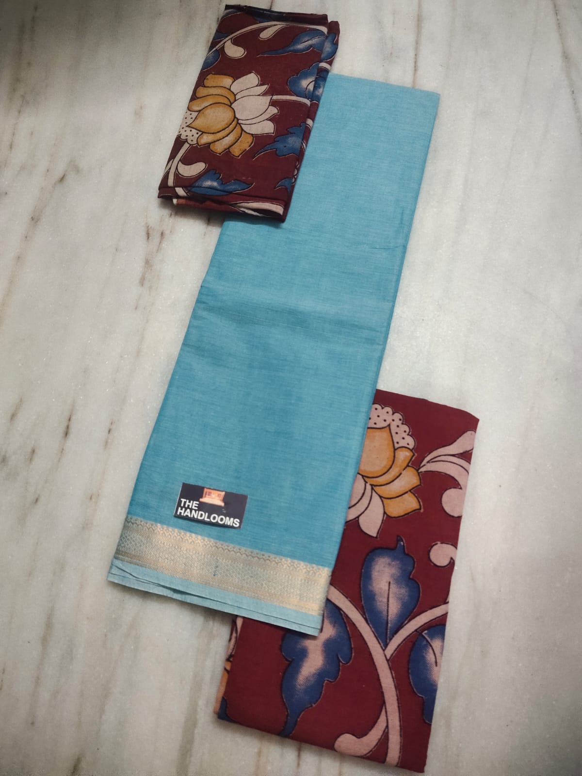 Mangalagiri Pure Handloom Cotton by Cotton Dress Material