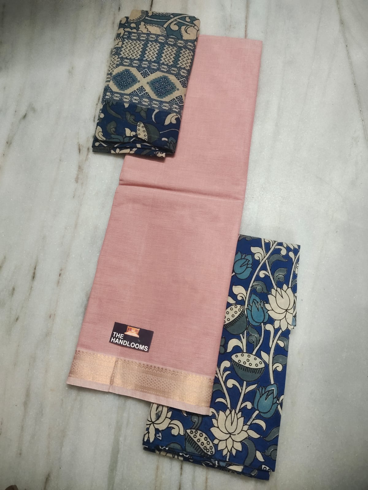 Mangalagiri Pure Handloom Cotton by Cotton Dress Material