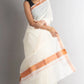 Traditional onam kerala kasavu cotton saree