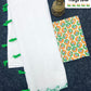 Plain linen type independence day special saree