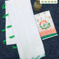 Plain linen type independence day special saree