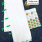 Plain linen type independence day special saree