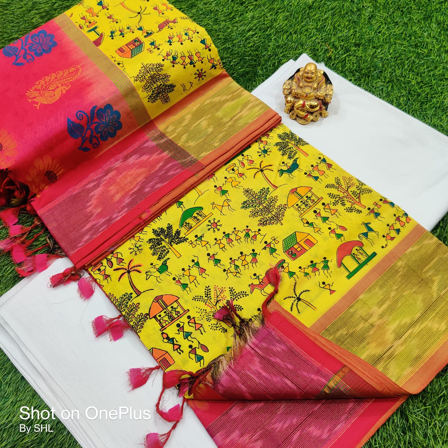 Kanchi Silk Cotton Saree – Chettinad Thari