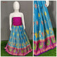 0 - 3 years pure ikkat silk lehenga material for kids - Vannamayil Fashions