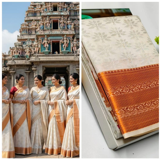 Vasthrakala Samuthrika Semi Silk Wedding Saree