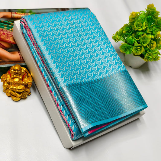 Vasthrakala Samuthrika Semi Silk Wedding Saree