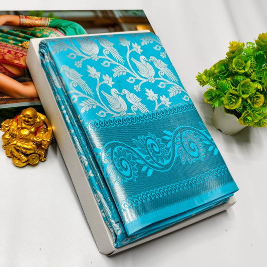 Vasthrakala Samuthrika Semi Silk Wedding Saree