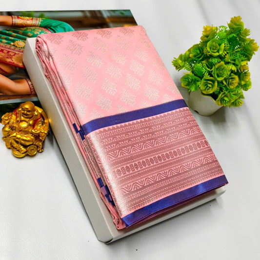 Vasthrakala Samuthrika Semi Silk Wedding Saree