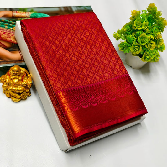 Vasthrakala Samuthrika Semi Silk Wedding Saree