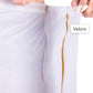 Semi Silk Saree & Semi Silk Dhoti Set - Couple Combo