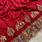 Vichitra Embroidery Silk Saree
