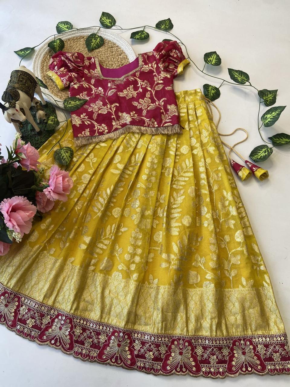 Viscose Georgette Silk Skirt and Top