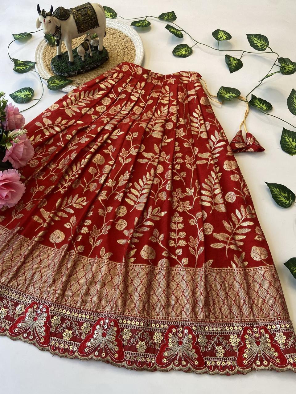 Viscose Georgette Silk Skirt and Top