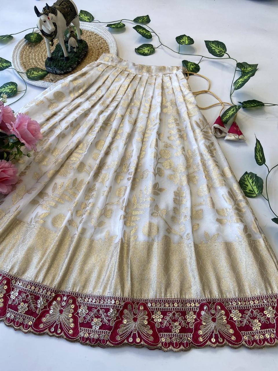 Viscose Georgette Silk Skirt and Top