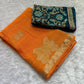 Viscose soft silk smooth textured saree