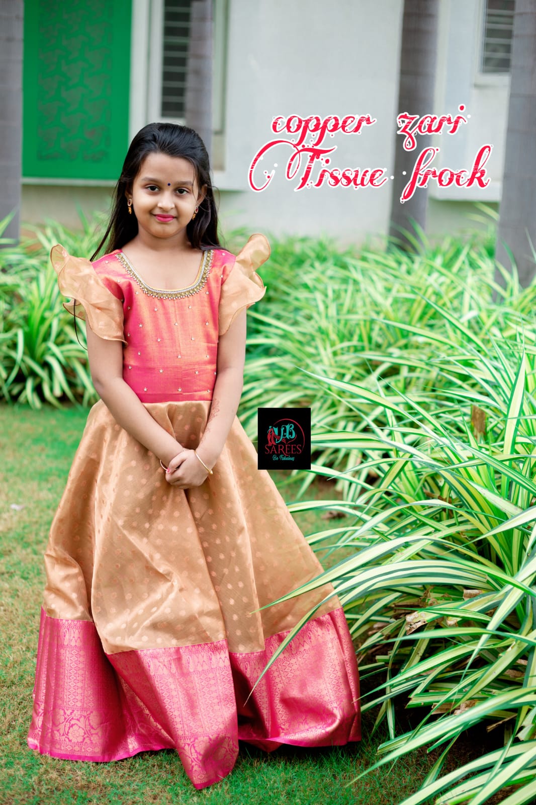Kids Lehenga Girls Green Embroidery Choli With Pink Saree  Perfect Panache