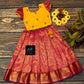 0 - 14 years Raw silk traditional skirt and top