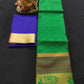 6 months - 3 years samuthrika semi silk pattu pavadai material for kids - Vannamayil Fashions