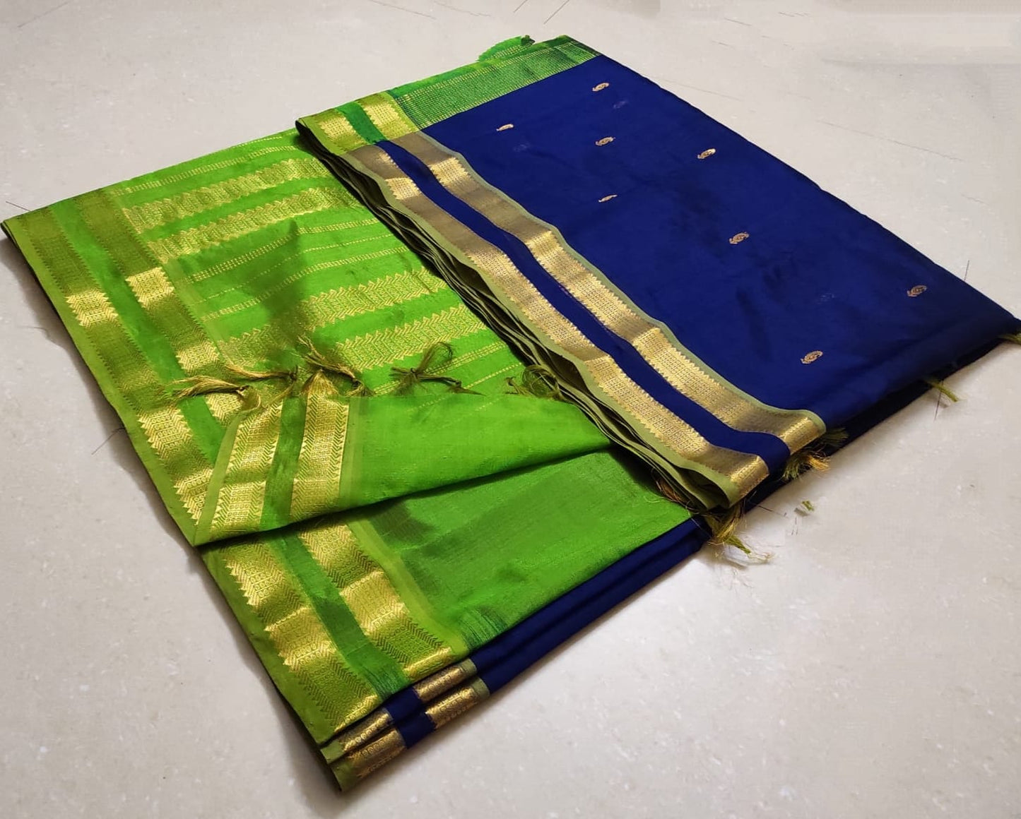 Arani pattu Silk and cotton mix saree - Vannamayil Fashions