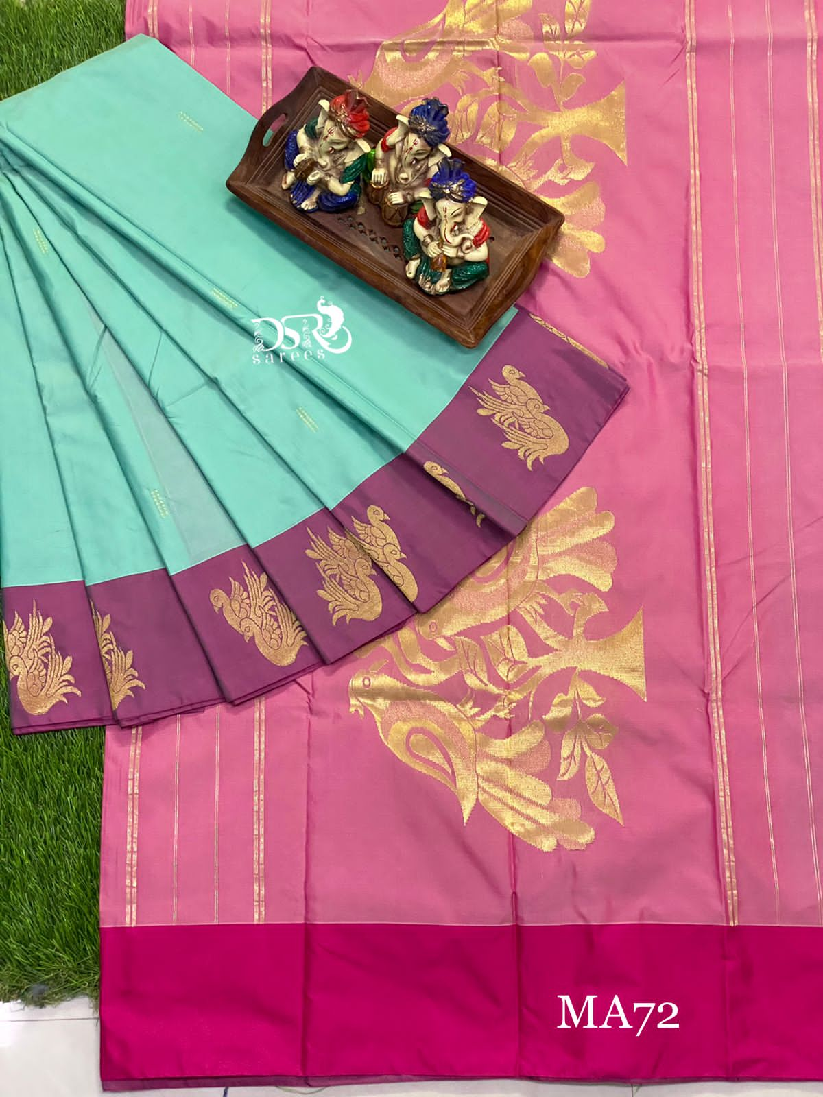 Arani pattu rich pallu work soft silky saree - Vannamayil Fashions