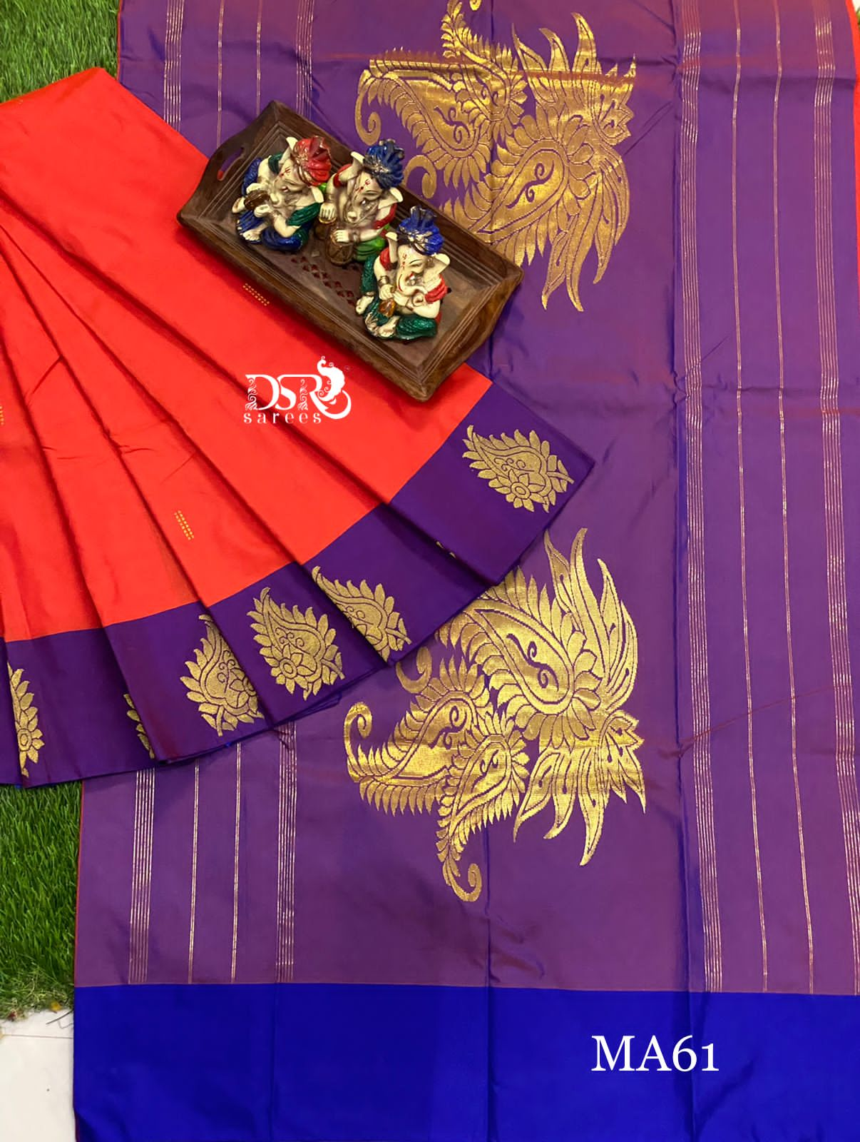 Arani pattu rich pallu work soft silky saree - Vannamayil Fashions