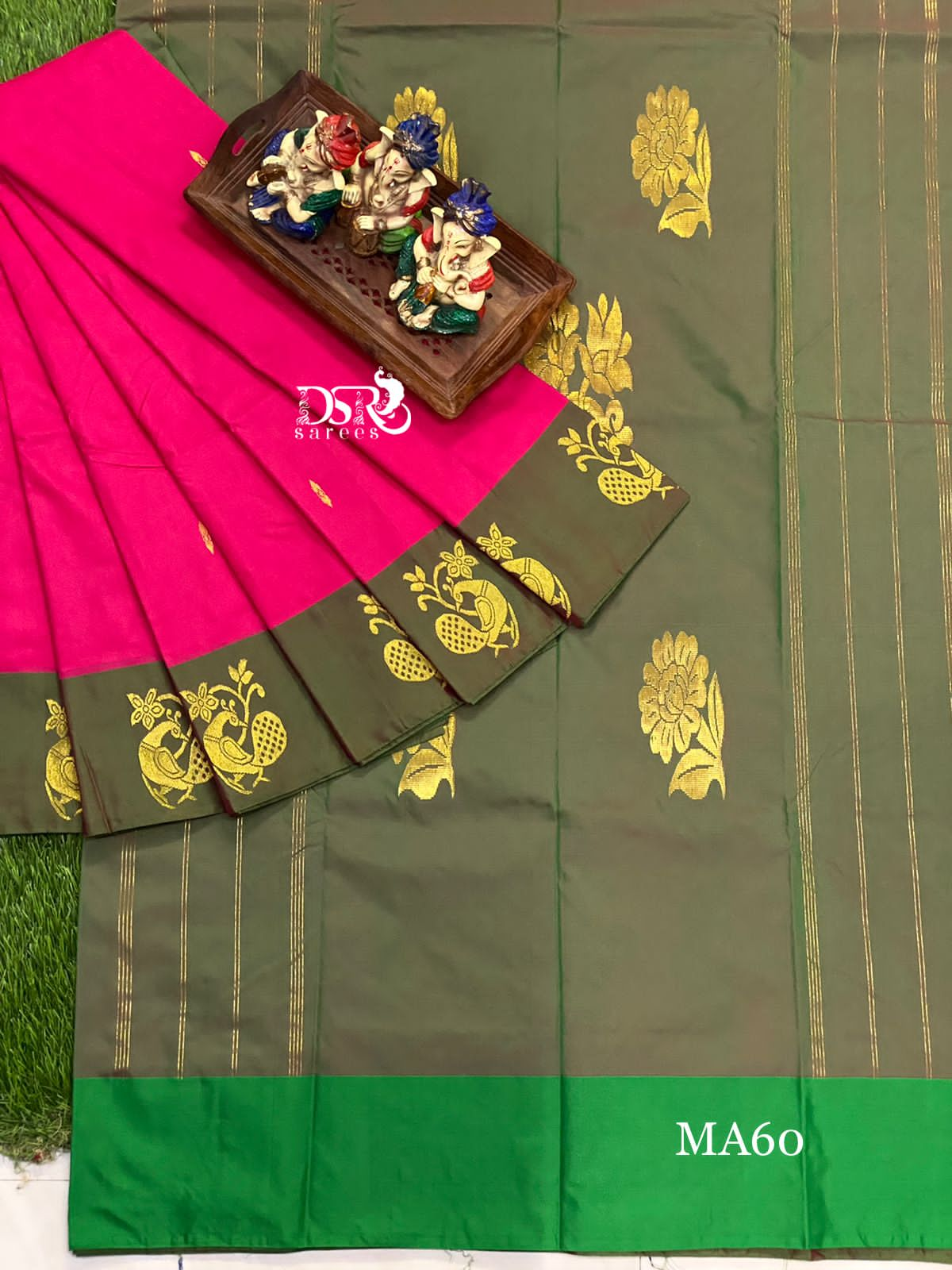 Arani pattu rich pallu work soft silky saree - Vannamayil Fashions