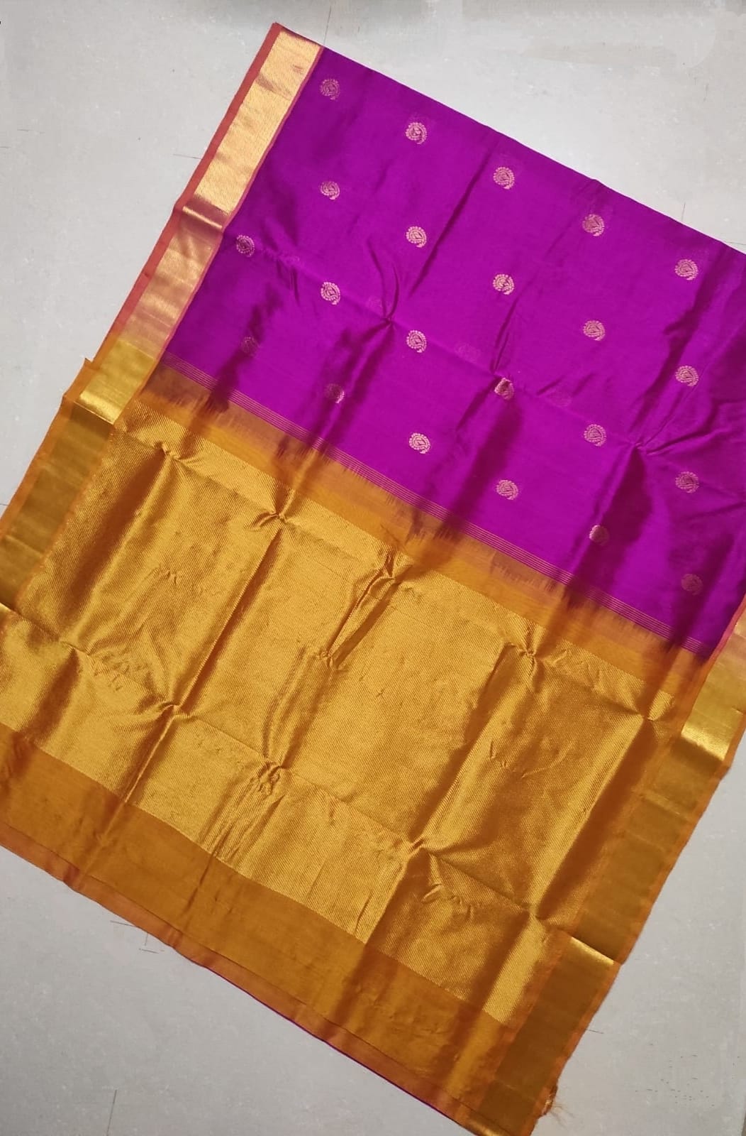 Arani pattu silk cotton handloom saree - Vannamayil Fashions