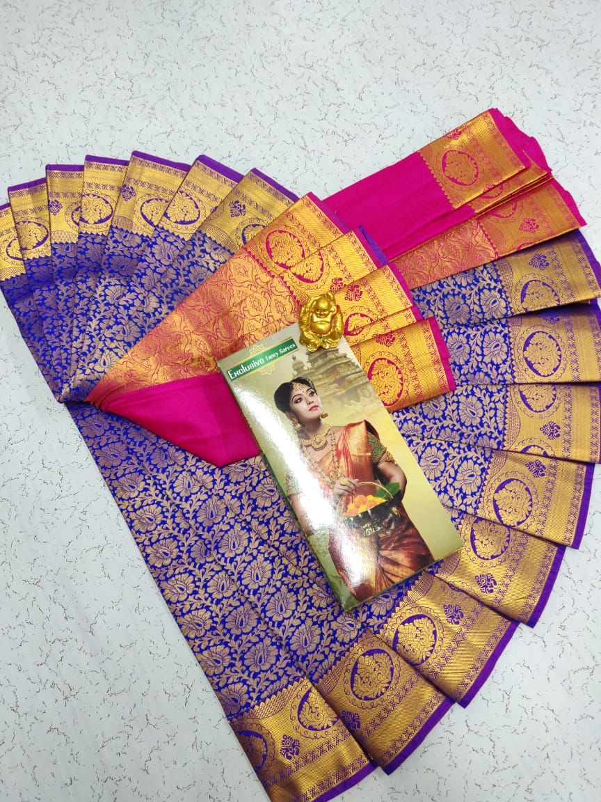 Samuthrika semi silk saree - Vannamayil Fashions