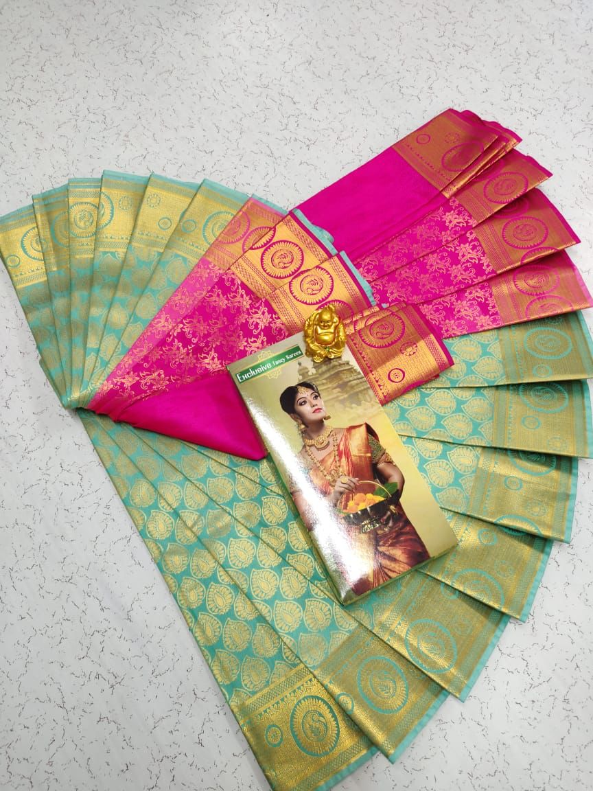 Samuthrika semi silk saree - Vannamayil Fashions