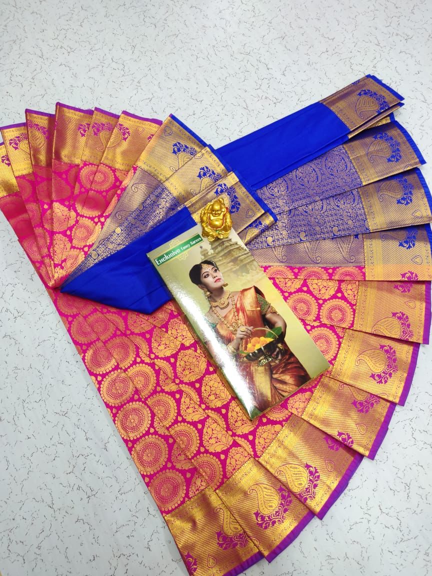 Samuthrika semi silk saree - Vannamayil Fashions