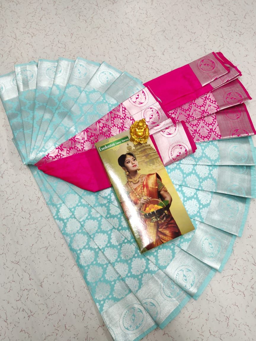 Samuthrika semi silk saree - Vannamayil Fashions