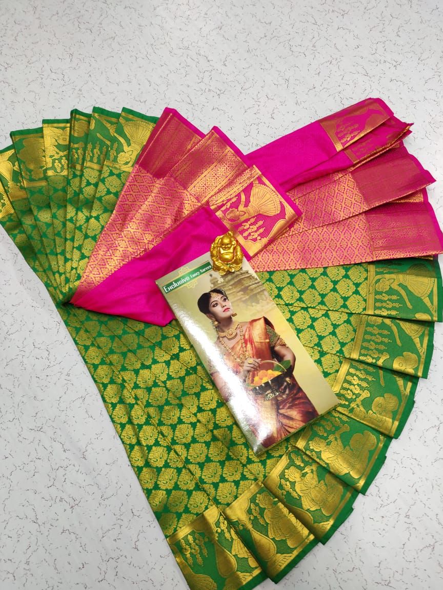 Samuthrika semi silk saree - Vannamayil Fashions