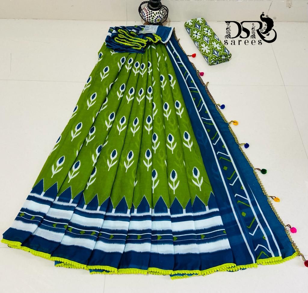 Bagru Print Cotton Mulmul Saree With Blouse Piece.. at Rs 650/piece |  Casual Wear Saree in Jaipur | ID: 24936983091