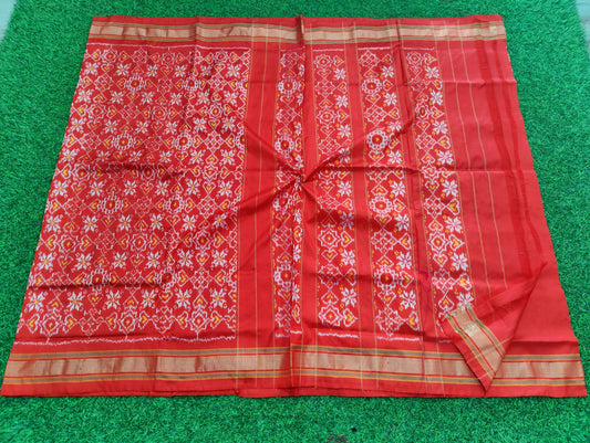 Ikkat pure silk saree - Vannamayil Fashions
