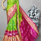 Ikkat pure silk saree - Vannamayil Fashions