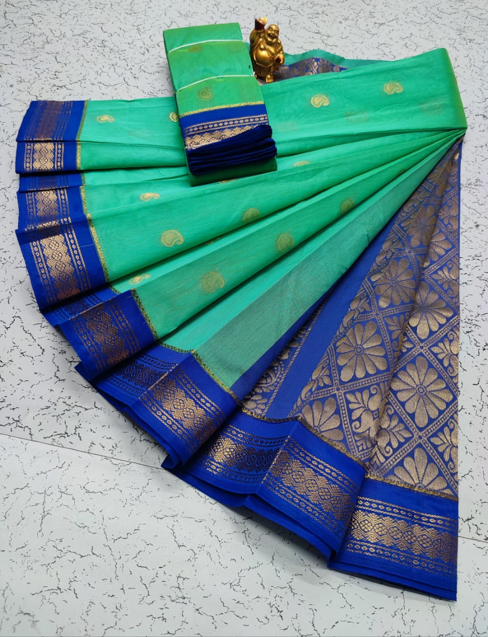 Copper border Kalyani cotton – shakthistyles