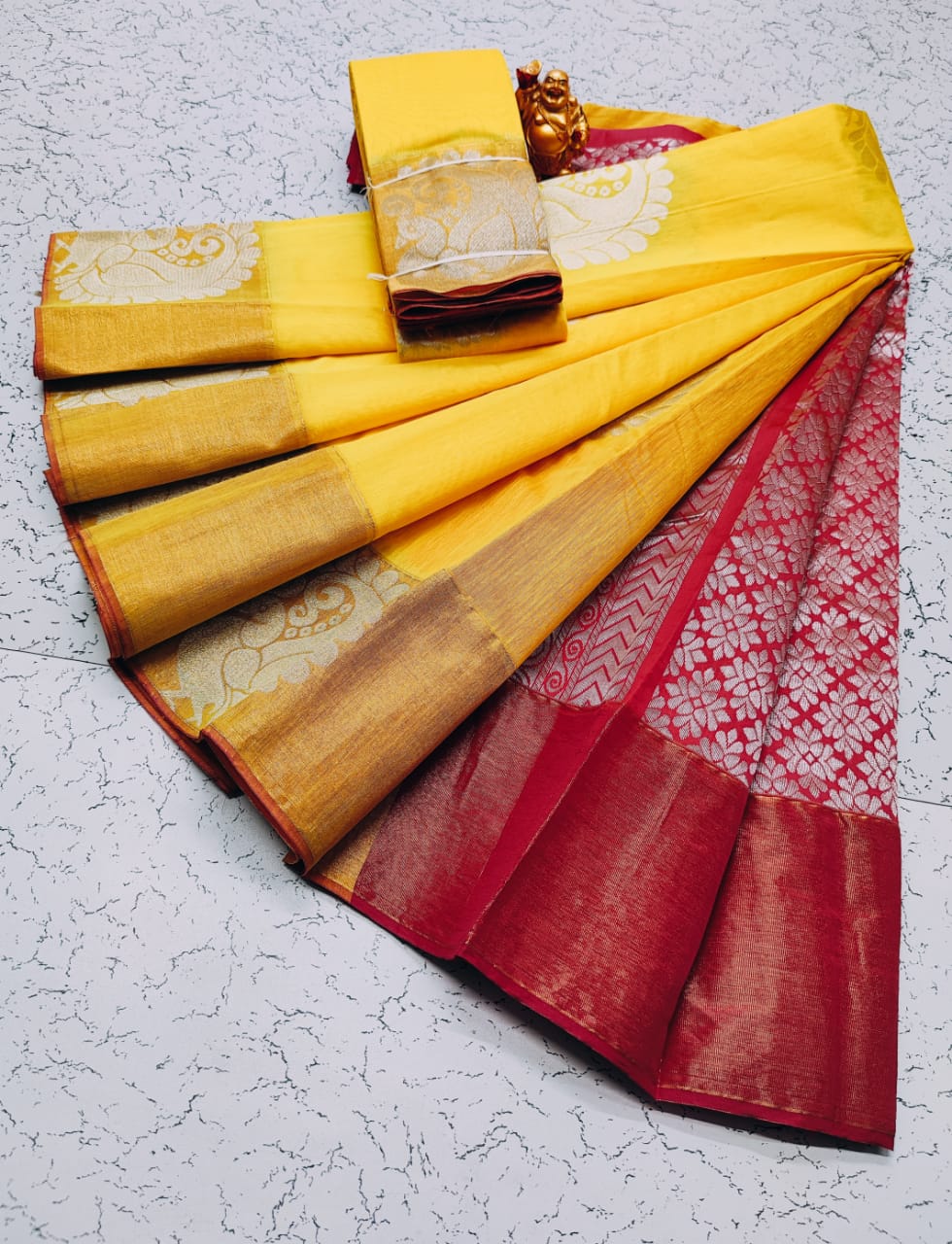 Kora silk cotton saree - Vannamayil Fashions