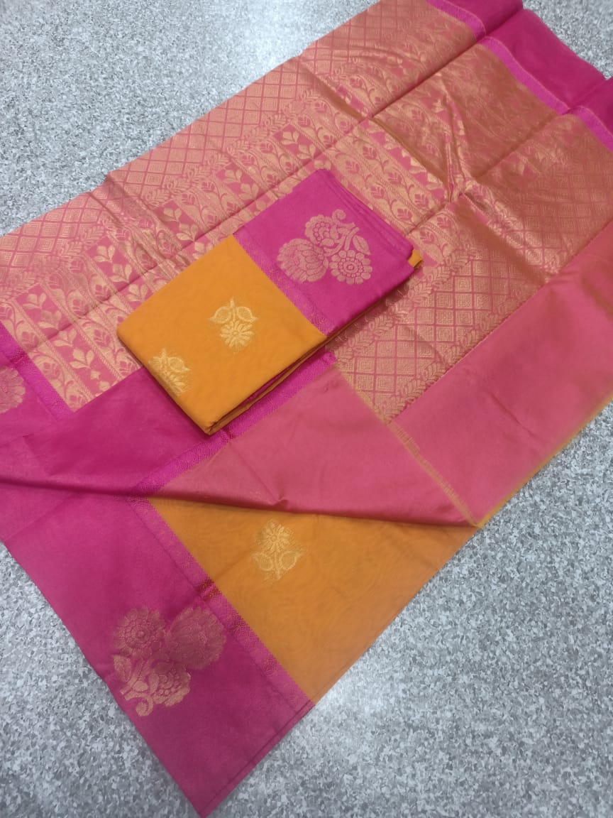 Kota mercerized silk cotton kottanchi saree - Vannamayil Fashions