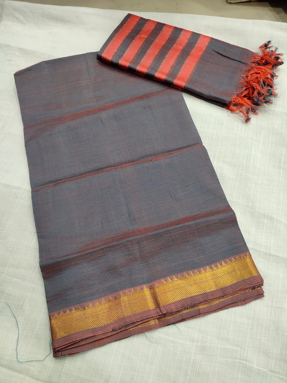 Mangalagiri pattu dress material - Vannamayil Fashions