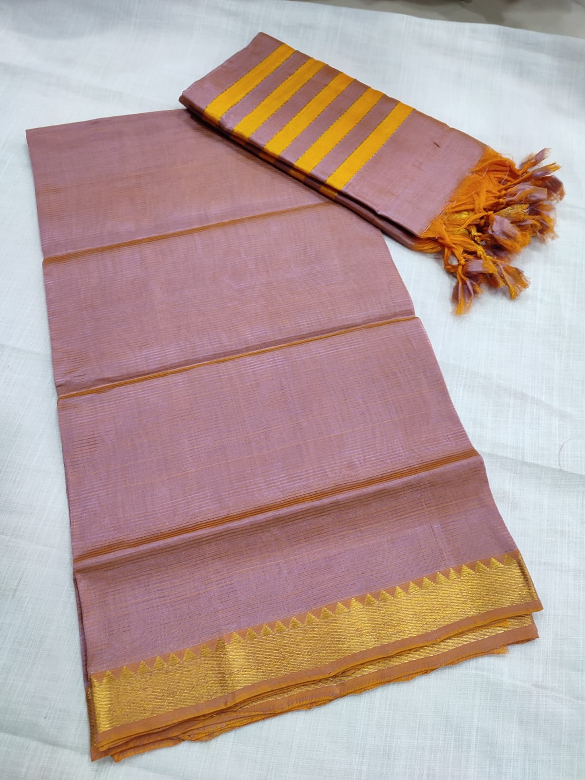 Pure Mangalagiri Pattu/Silk Pochampalli Border Dress Material/Suits