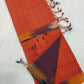 Mangalagiri pure cotton beautiful check saree - Vannamayil Fashions