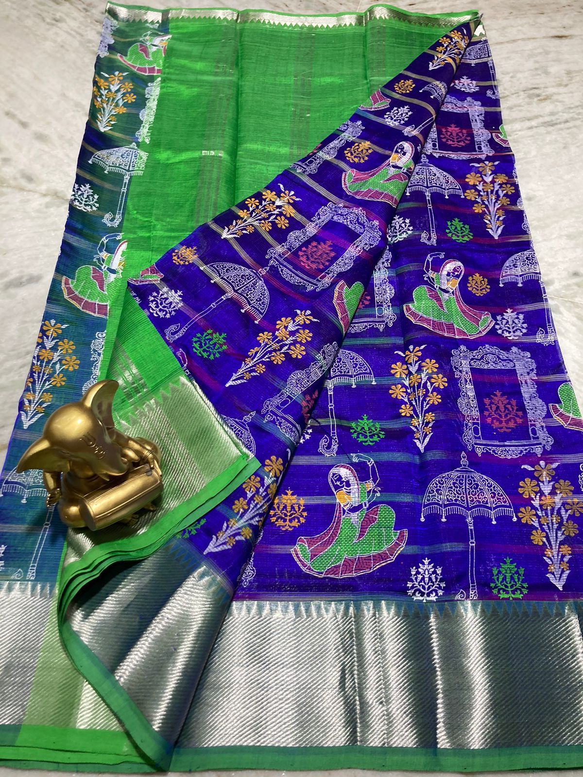 Mangalagiri pure pattu by cotton saree - Vannamayil Fashions